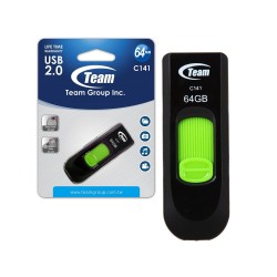 PENDRIVE TEAM GROUP C141 64GB USB 2.0 (TC14164GG01) BLACK PENDRIVE TEAM GROUP C141 64GB USB 2.0 (TC14164GG01) BLACK